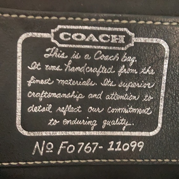 Coach Signature stripe tote - black - Picture 4 of 4